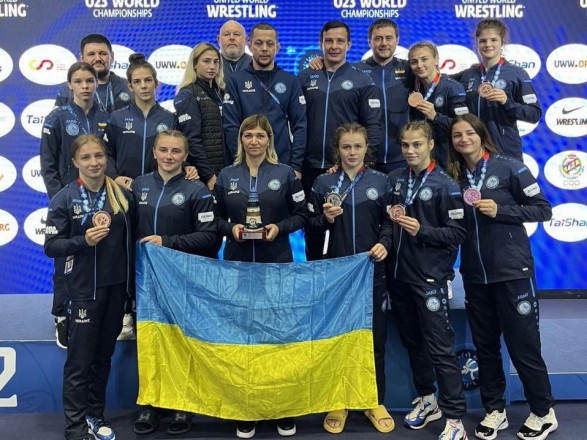 Женская сборная Украины по борьбе завоевала 6 медалей на чемпионате мира в Испании Женская сборная Украины по борьбе завоевала 6 медалей на чемпионате мира в Испании
