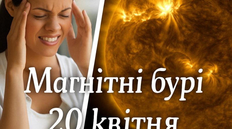 Какой будет магнитная буря 20 апреля