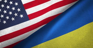 Флаги США и Украины