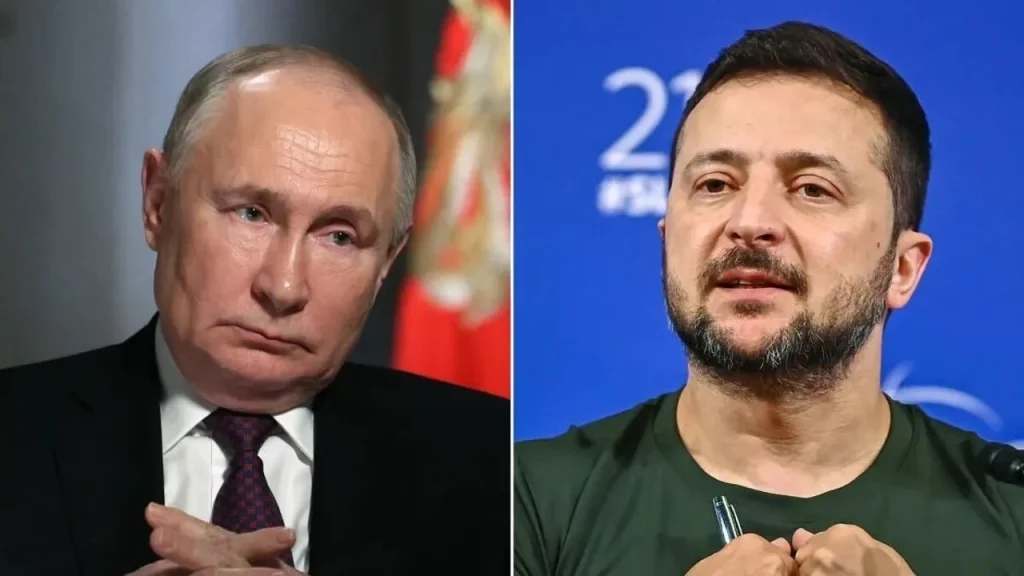 Зеленский и Путин