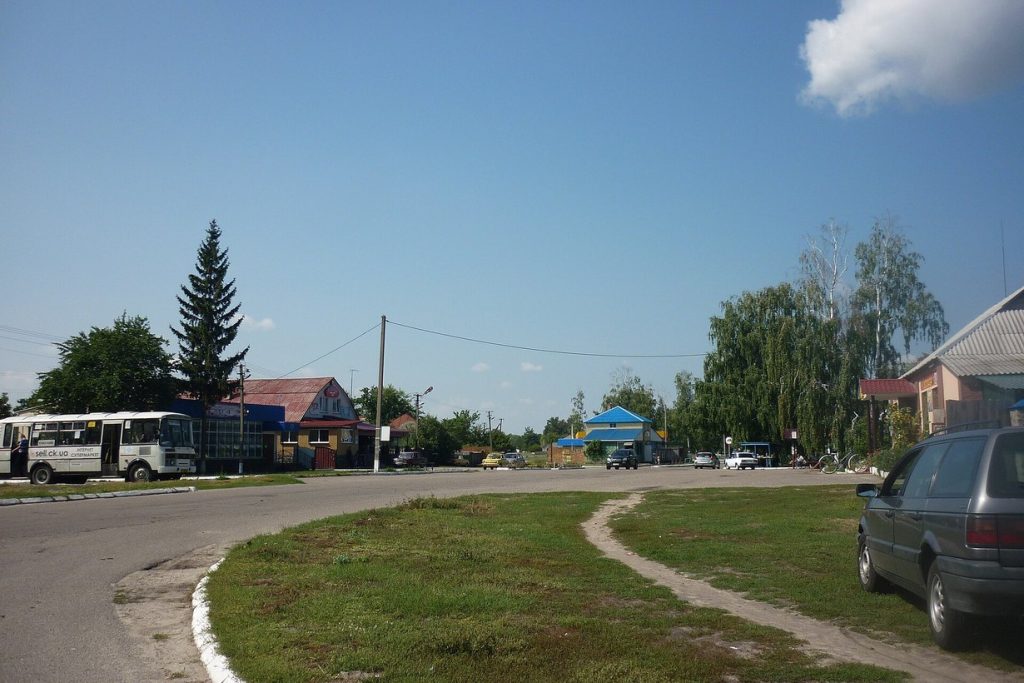Центр села Будище Черкасского района